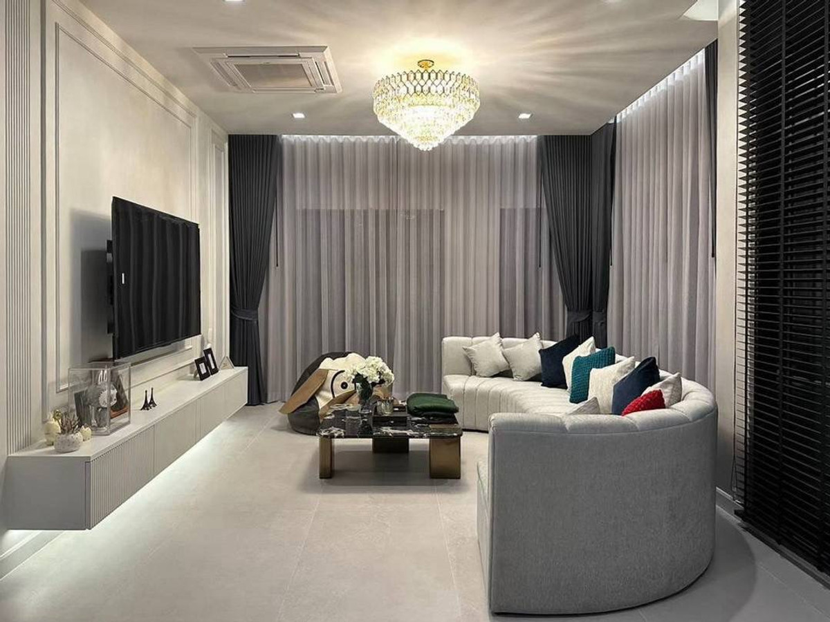 For RentHouseLadkrabang, Suwannaphum Airport : Single house Grand Bangkok Boulevard Krungthep Kreetha / 5 bedrooms (FOR RENT) BZD122