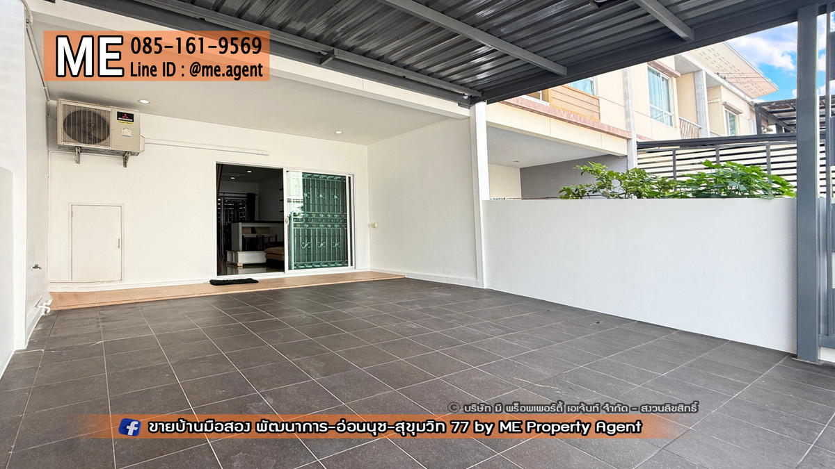 For RentTownhomePattanakan, Srinakarin : Townhouse for rent, newly renovated, Willet Light Pattanakarn 38, furnished, ready to move in, near Sukhumvit, Thonglor, Ekkamai, call 064-954-9619 (RTG44-17)