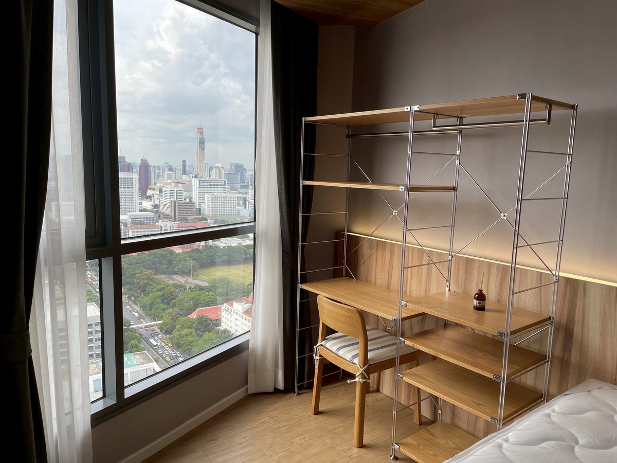 For RentCondoSiam Paragon ,Chulalongkorn,Samyan : Triple Y Residence, top floor, north side, Chula view, 40 sq m, announced by the owner himself.