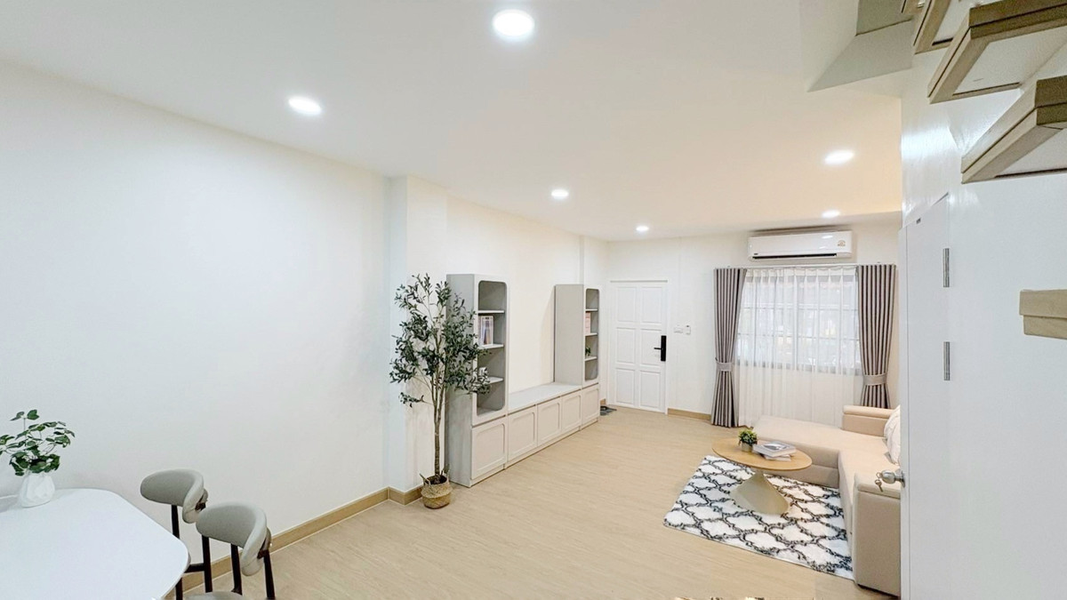 For SaleTownhomeLadprao101, Happy Land, The Mall Bang Kapi : <🏠2-story townhome🏠> Modern English style I Baan Phibun Lat Phrao 101 I