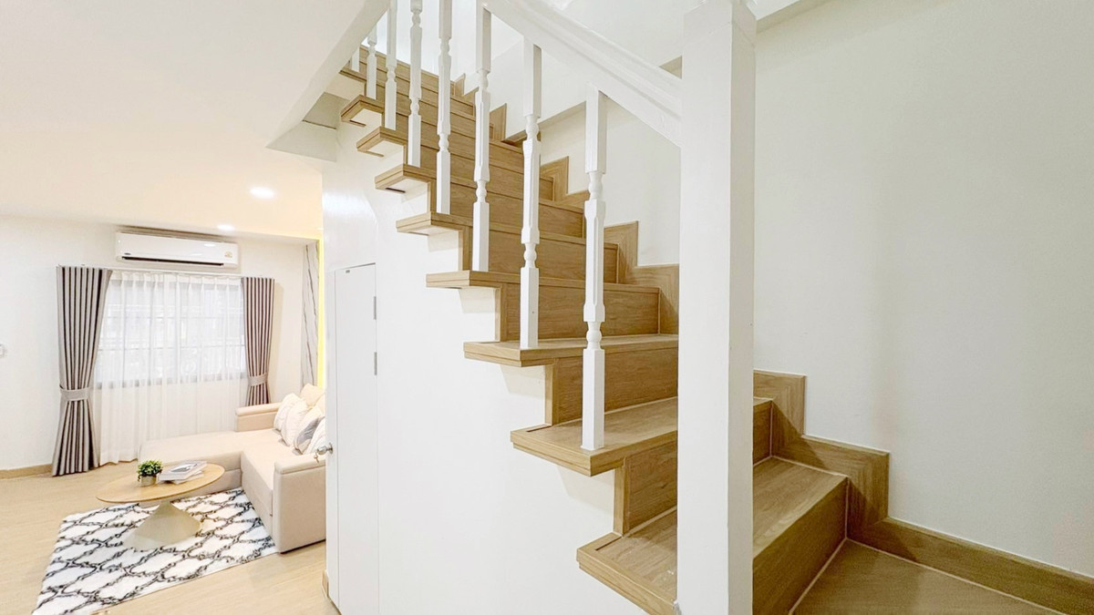 For SaleTownhomeLadprao101, Happy Land, The Mall Bang Kapi : <🏠2-story townhome🏠> Modern English style I Baan Phibun Lat Phrao 101 I