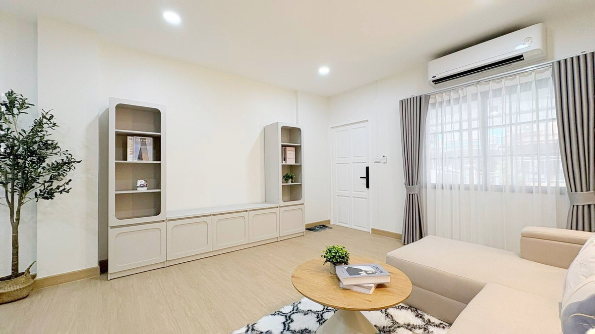 For SaleTownhomeLadprao101, Happy Land, The Mall Bang Kapi : <🏠2-story townhome🏠> Modern English style I Baan Phibun Lat Phrao 101 I