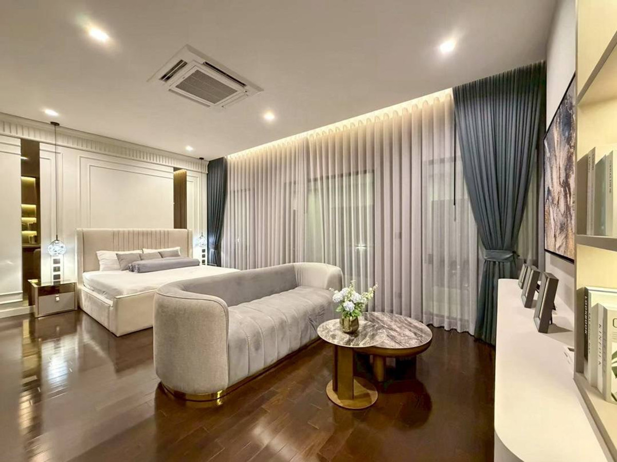 For RentHouseLadkrabang, Suwannaphum Airport : Single house Grand Bangkok Boulevard Krungthep Kreetha / 5 bedrooms (FOR RENT) BZD122