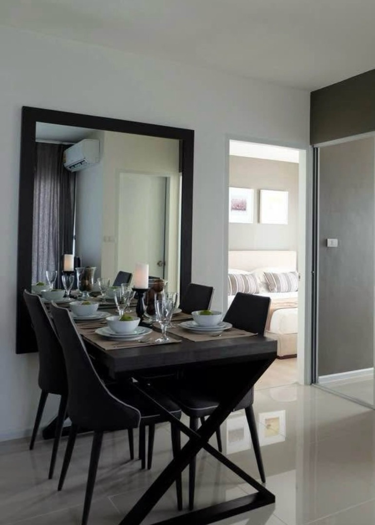 For RentCondoOnnut, Udomsuk : For rent Aspire Sukhumvit 48 (Aspire Sukhumvit 48) 
 🛏️ 2 bedrooms 🛁 2 bathrooms 🛋️ 1 living room, size 54 sq m. Building N, 14th floor 🌅 City view ✨ Price 25,000 baht ✨