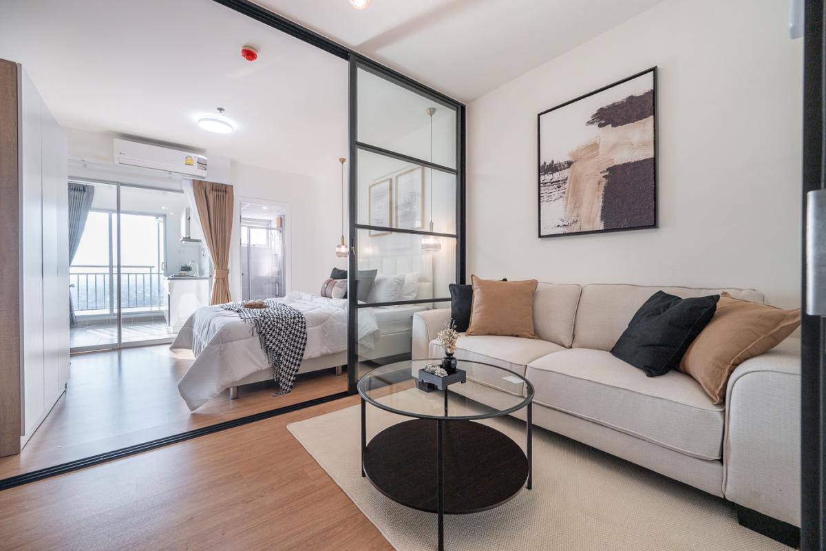 For SaleCondoRattanathibet, Sanambinna : 🔥For Sale 🌟Newly Renovated 🧳Move-In Ready 🏢Condo Supalai City Resort Phranangklao Station - Chaophraya 32.95 sq.m.