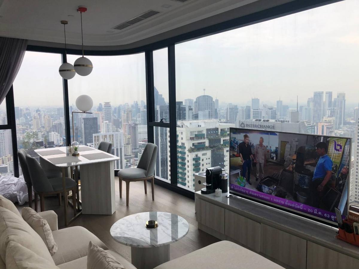 For RentCondoSukhumvit, Asoke, Thonglor : Beautiful room Ashton Asoke 2 bedrooms 2 bathrooms in the heart of SukhumvitNear BTS/MRT with complete facilities! 90,000 baht/month