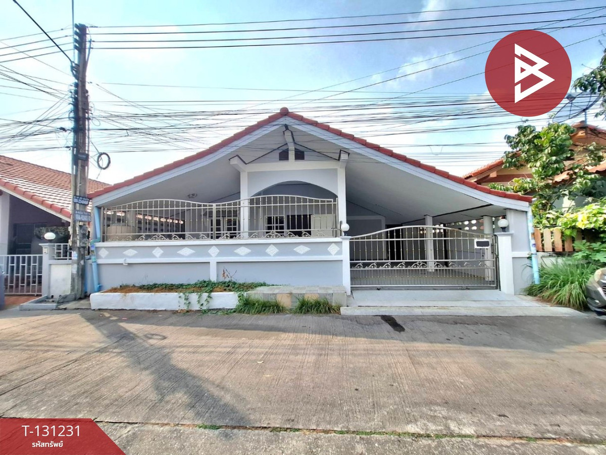 For SaleHousePattaya, Bangsaen, Chonburi : Single house for sale Millionaire Village 5, Phase 2, Laem Chabang, Chonburi