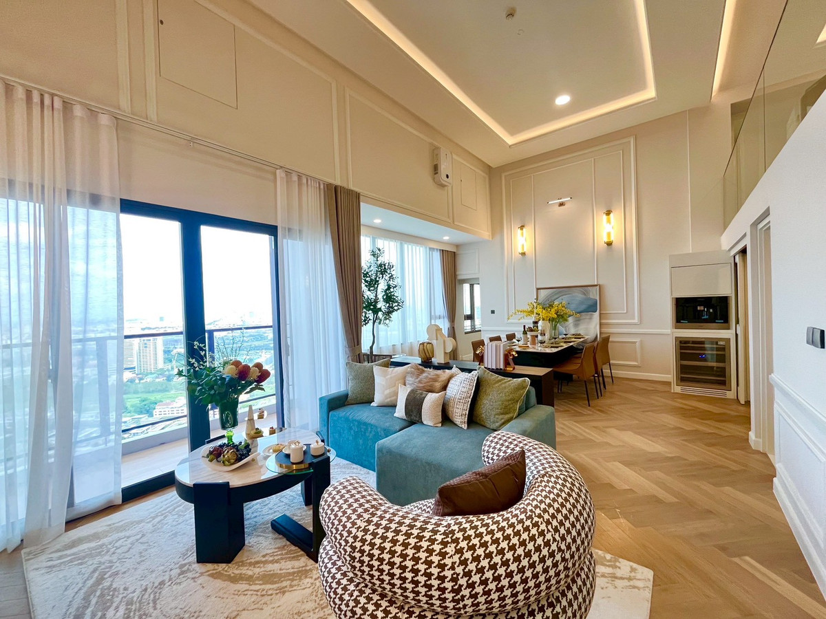 For RentCondoRama9, Petchburi, RCA : Penthouse Rama9 Duplex Style for Rent at LANDMARK @MRTA Station