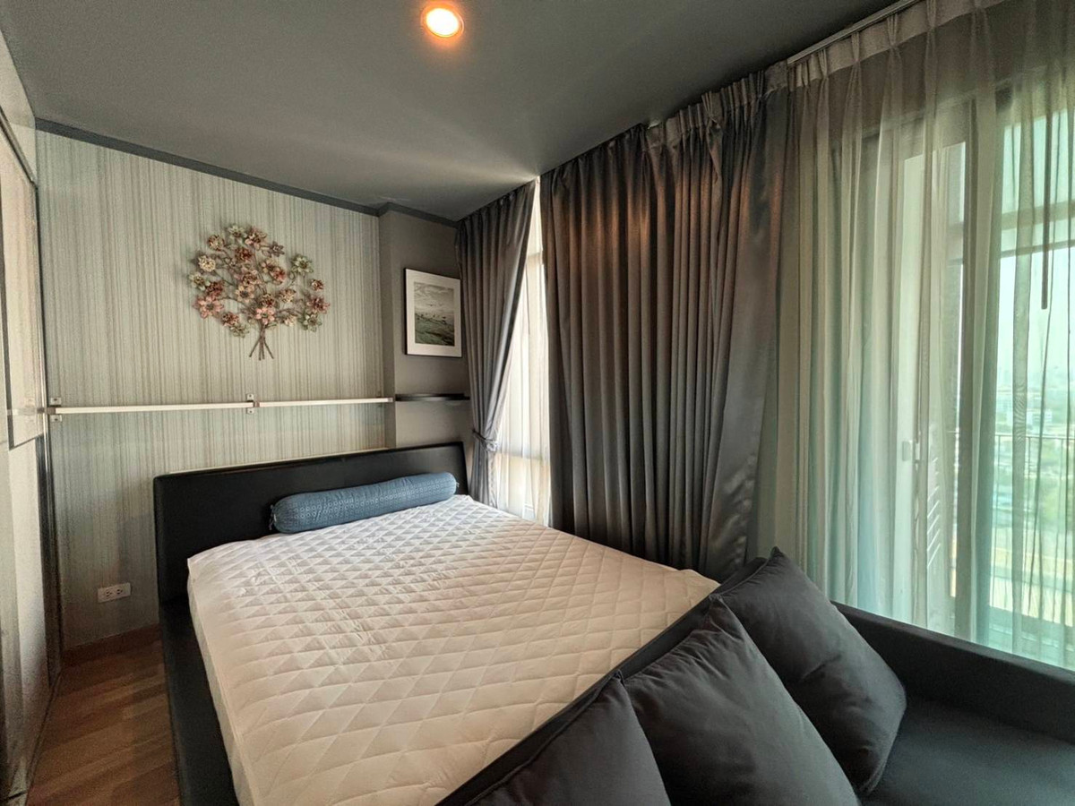 For RentCondoOnnut, Udomsuk : 🥝🥝 (There is a washing machine) Condo for rent, Ideo Blucove Sukhumvit 🥝🥝 Floor 12A, size 27 sq m., fully furnished, with washing machine.