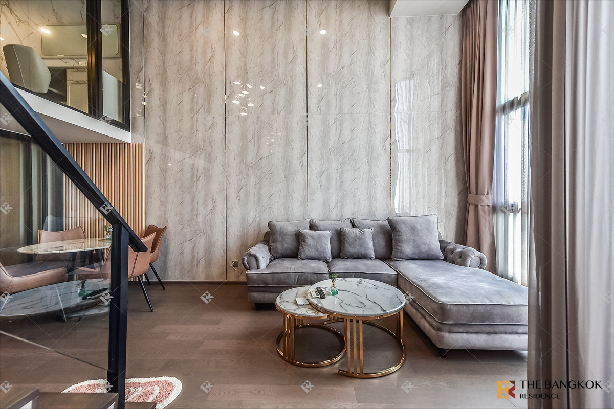 For SaleCondoRatchathewi,Phayathai : 🌆 Modern Loft-Style 2 Bedroom Fully Furnished - Park Origin Ratchathewi 🚆 Near BTS Ratchathewi