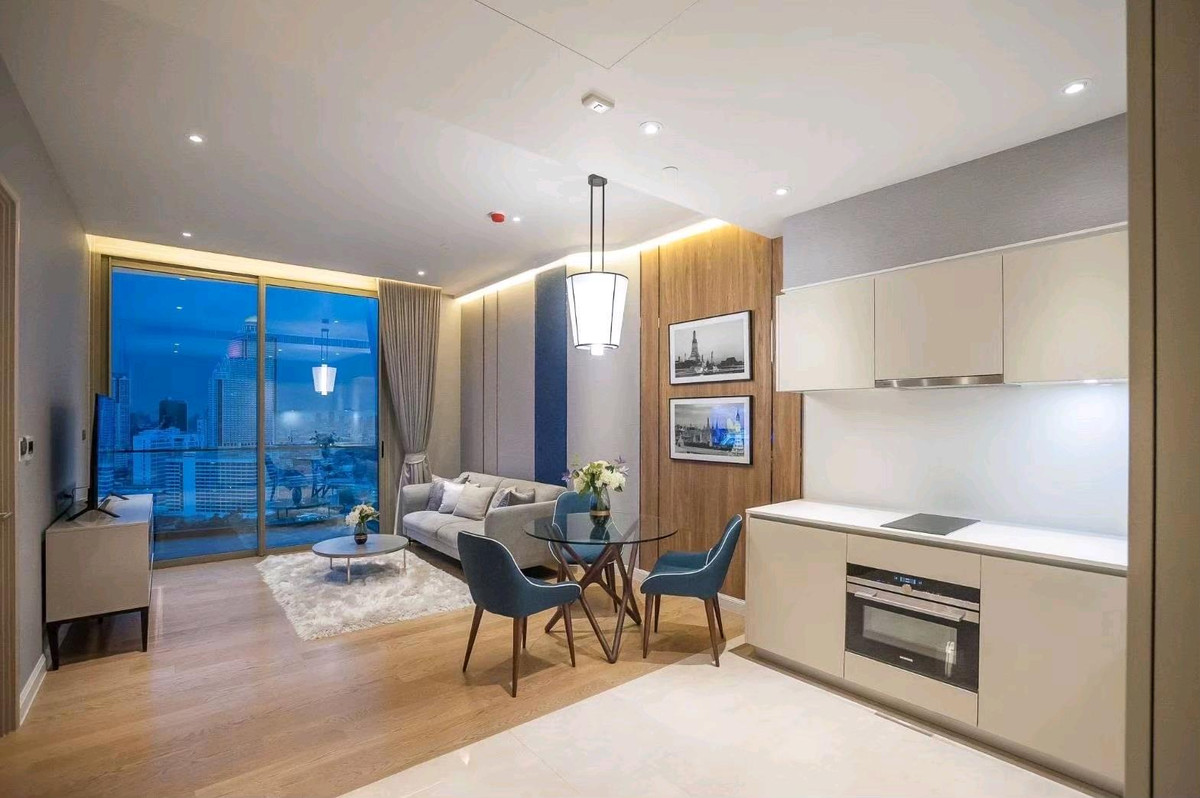 CondoWongwianyai, Charoennakor : 📌For RENT & SELL rent and sell | Magnolia Waterfront Residences - 1BR (60 sqm) 60,000 THB/month / 23,000,000 THB