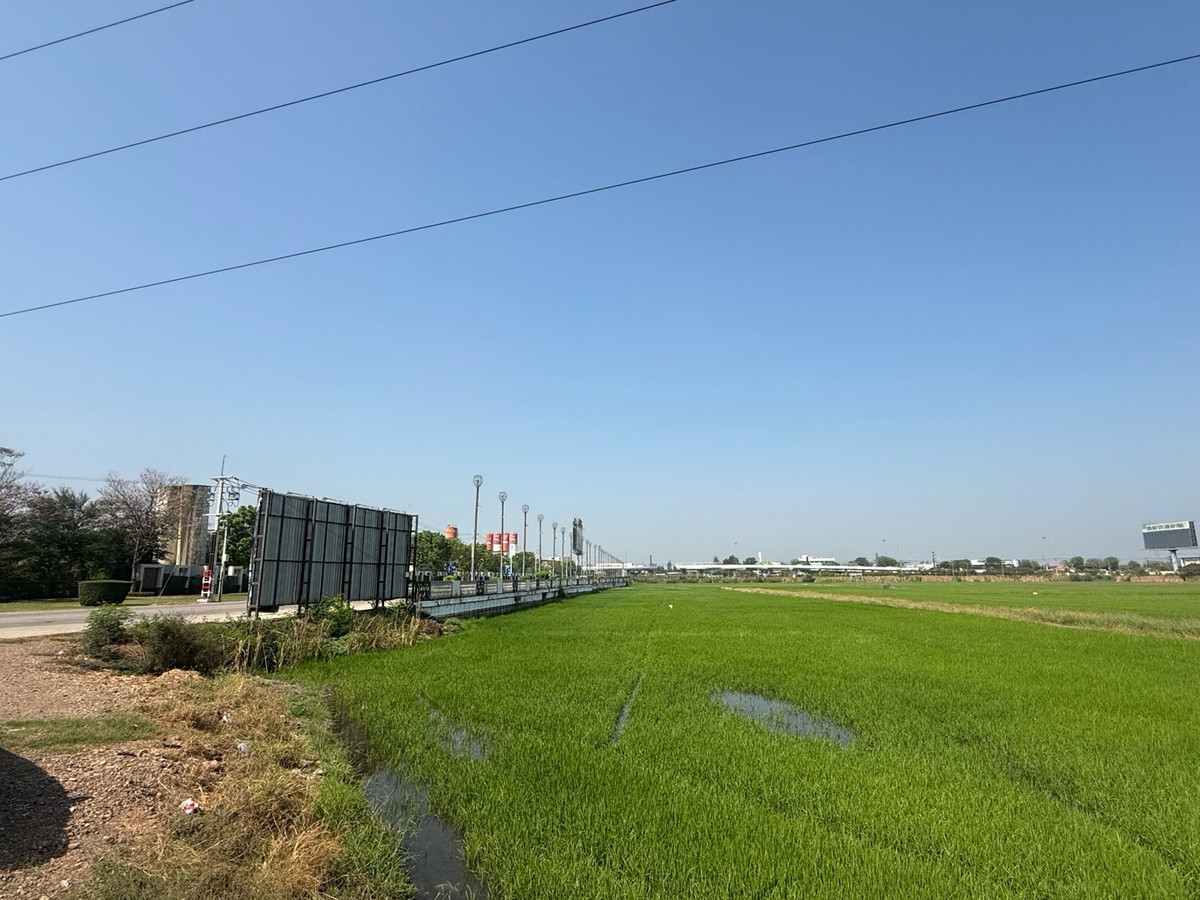 For SaleLandAyutthaya : Land for sale, 19 rai, next to Asia Road. Highway 32, Ban Krot Subdistrict, Bang Pa-in District, near Big C Ayutthaya