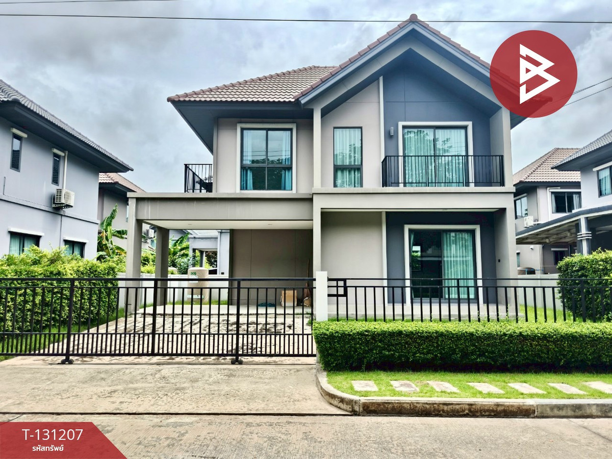 For SaleHouseSamut Prakan,Samrong : Single house for sale, Pave Bangna Village, Bang Bo, Samut Prakan.