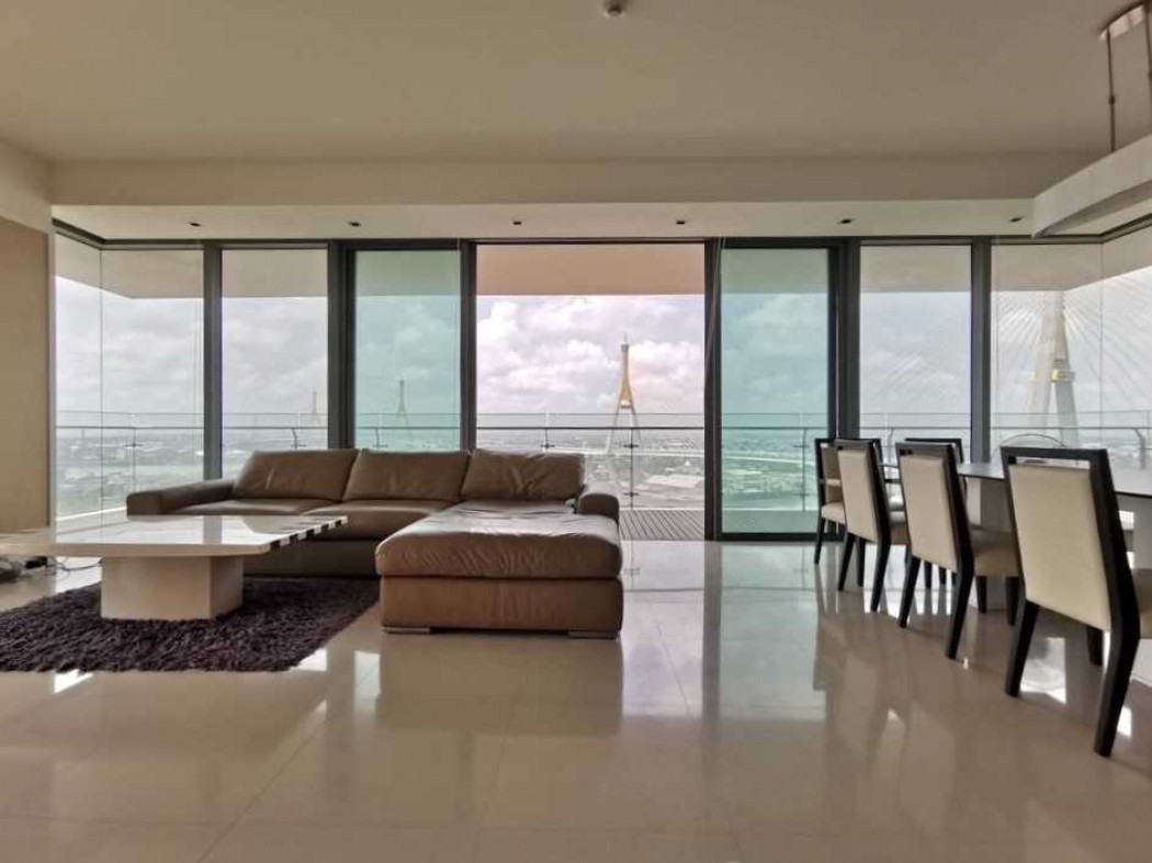 For RentCondoRama3 (Riverside),Satupadit : Condo for rent, The Pano Rama 3, 223 sq m, Chao Phraya River view.