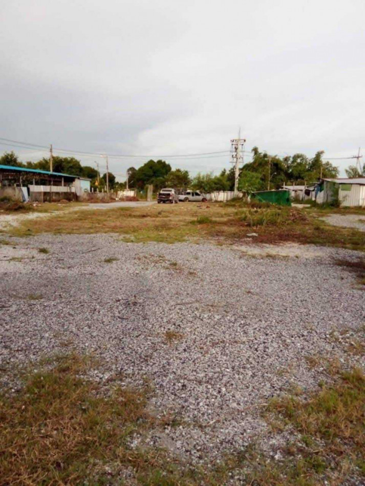 For RentLandRayong : Land for rent, zoned purple (industrial park), 5 rai 2 ngan 66 square wah, located on a main road in Asia Industrial Estate.