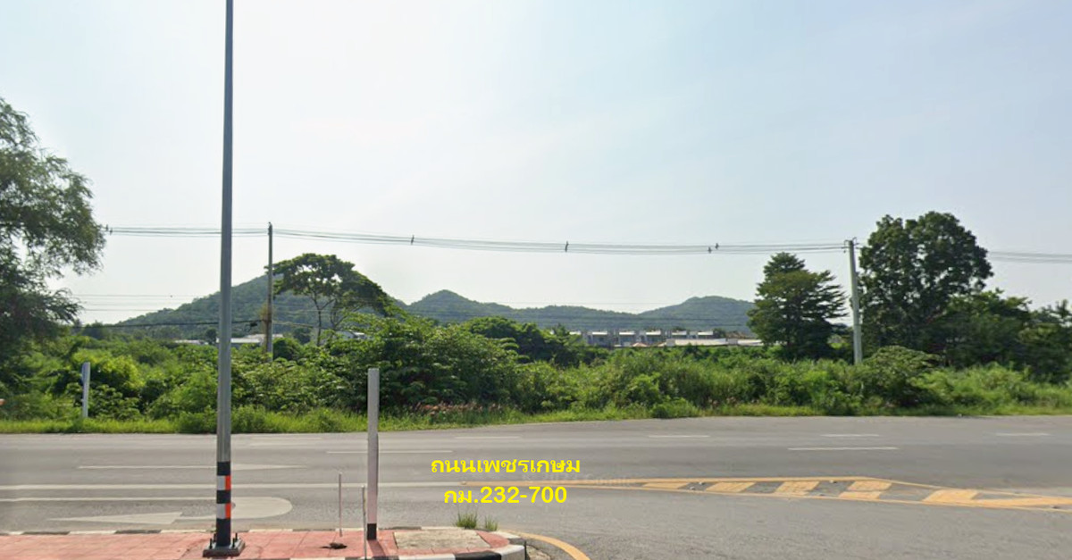 ขายที่ดินหัวหิน ประจวบคีรีขันธ์ : ที่ดินติดถนนเพชรเกษม แยกเขาเต่า-หนองหอย