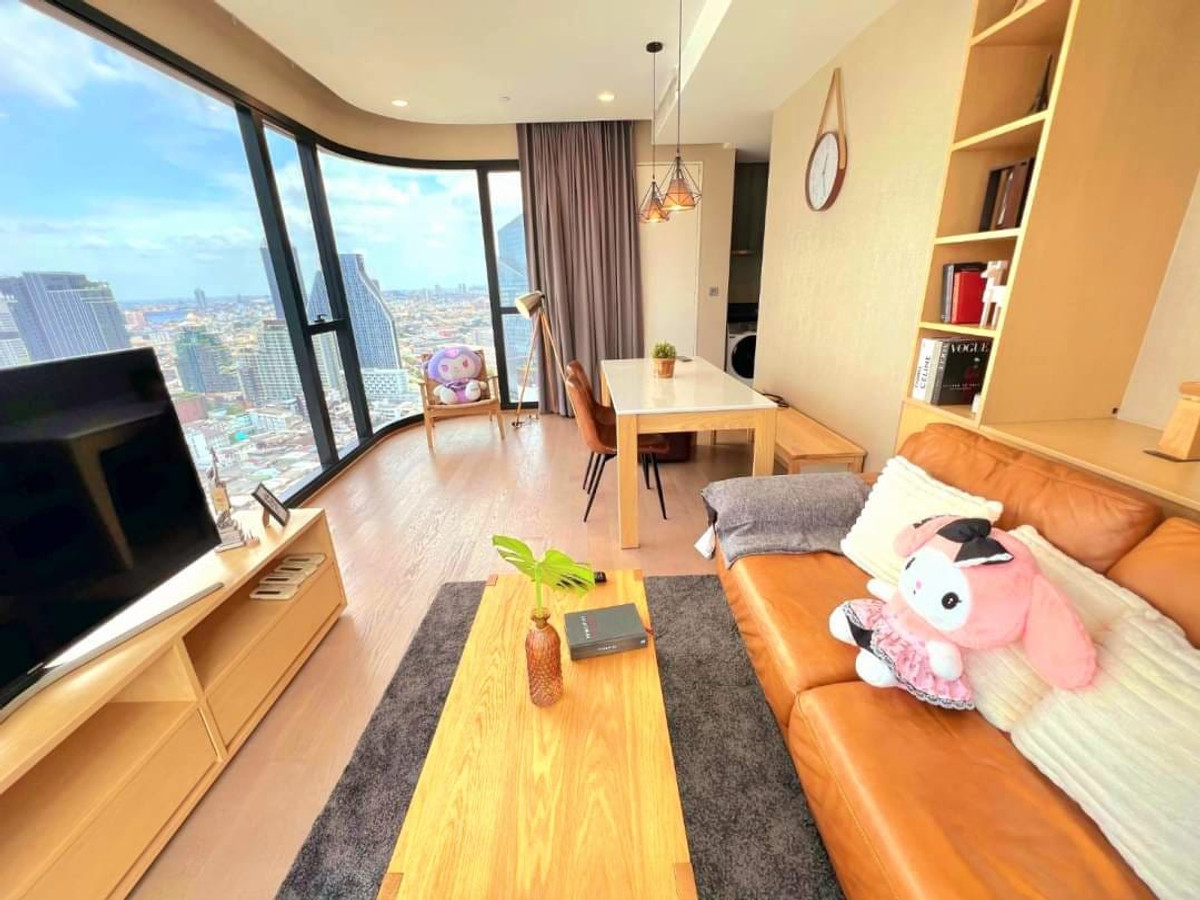 For RentCondoSiam Paragon ,Chulalongkorn,Samyan : Ashton Chula-Silom 2 Bed Panoramic View Glass Walls 60,000 per month