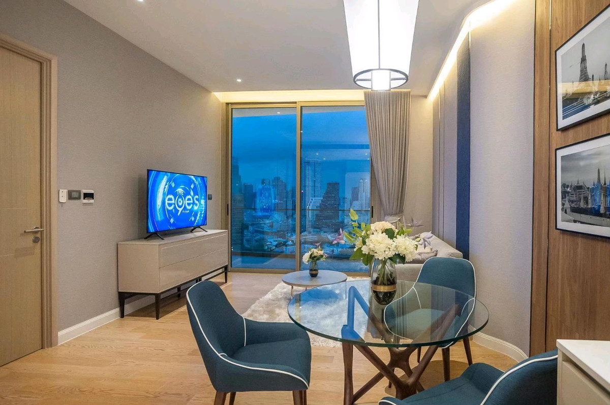 CondoWongwianyai, Charoennakor : 📌For RENT & SELL rent and sell | Magnolia Waterfront Residences - 1BR (60 sqm) 60,000 THB/month / 23,000,000 THB