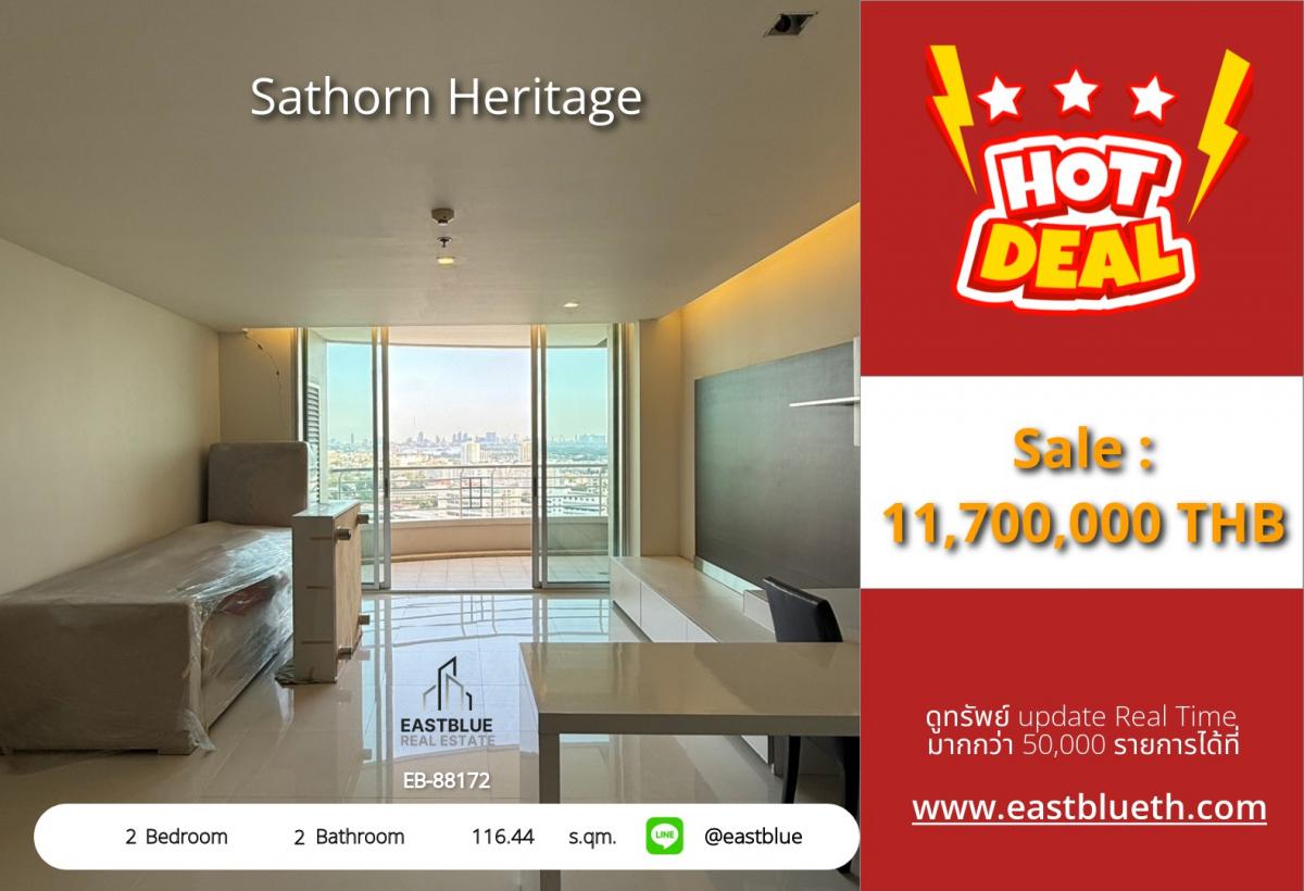 For SaleCondoSathorn, Narathiwat : Luxury condo with 2 bedrooms in the heart of Sathorn, near BTS Chong Nonsi
with swimming pool and fitness, special price of 11.7 million!