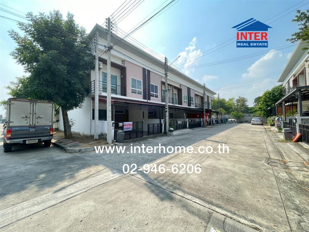 ขายทาวน์โฮม : ทาวน์โฮม 2 ชั้น 20 ตร.ว. หมู่บ้านเดอะทรัสต์ ทาวน์โฮม วงแหวน-กาญจนาภิเษก ซอยอนามัย ม.11 ถนนลำลูกกา ถนนรังสิต-นครนายก ลำลูกกา ปทุมธานี
