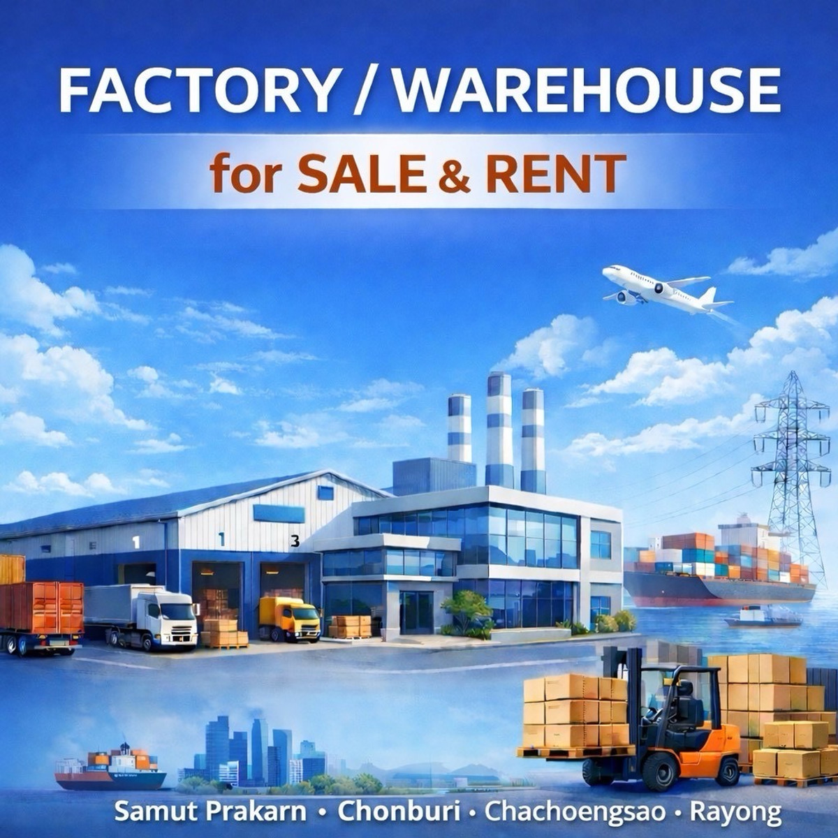 For RentWarehouseBangna, Bearing, Lasalle : 🏭 Factory / Warehouse for Rent | 1,700  sq.m.

📍 Pu Chao Saming Phrai Road, Samut Prakan

🟪 Purple Zone (Industrial Area)
Eligible to apply for Factory Operating License (Ror.4)

💰 Rental Rate: 175 THB / sq.m.
📄 Minimum Lease Term: 3 years