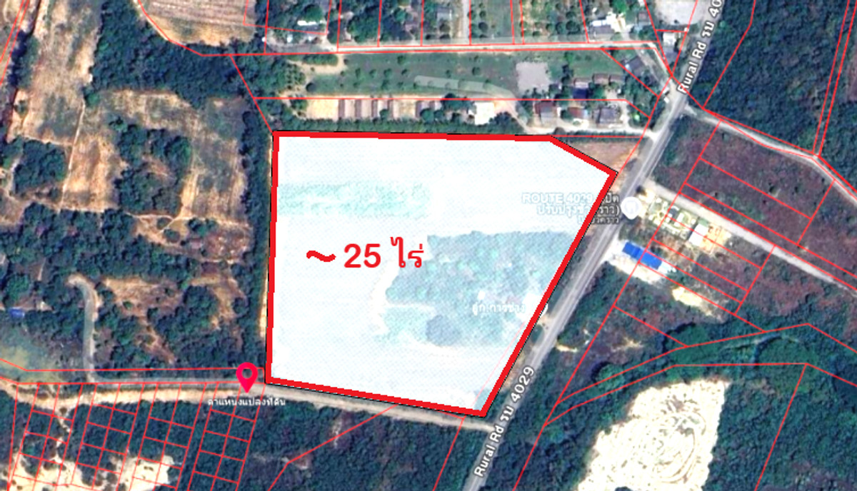 ขายที่ดินราชบุรี : ที่ดินแปลงใหญ่ ใกล้ชุมชนขยายอำเภอจอมบึง  ราชบุรี