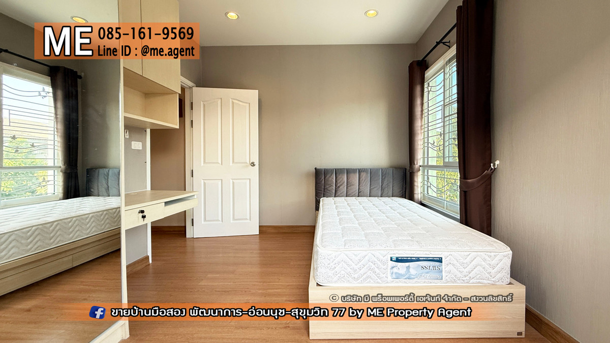 ขายบ้านอ่อนนุช อุดมสุข : ขาย บ้านเดี่ยว มบ.ภัสสร เพรสทีจ ลุกซ์ พัฒนาการ 44 เฟอร์ครบ พร้อมเข้าอยู่ ทำเลดี ใกล้ เอกมัย-ทองหล่อ-สุขุมวิท โทร 064-954-9619 (BD26-40)