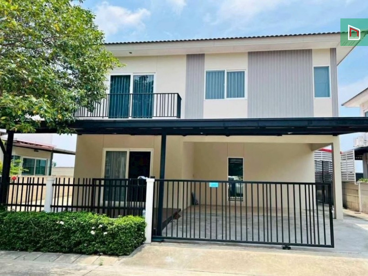 For SaleHouseNonthaburi, Bang Yai, Bangbuathong : Single house, Baan Chidlom, Bang Bua Thong, Nonthaburi, 4 bedrooms, 55 sq m, 3.79 million, located in the most beautiful location in the project. Complete public utilities