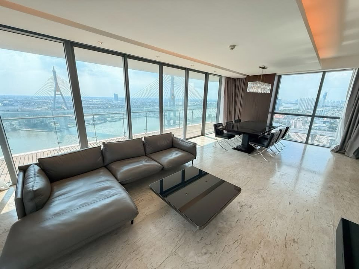 For SaleCondoRama3 (Riverside),Satupadit : High-Floor Riverfront Condominium with Large Layout for Living and Investment at Rama 3