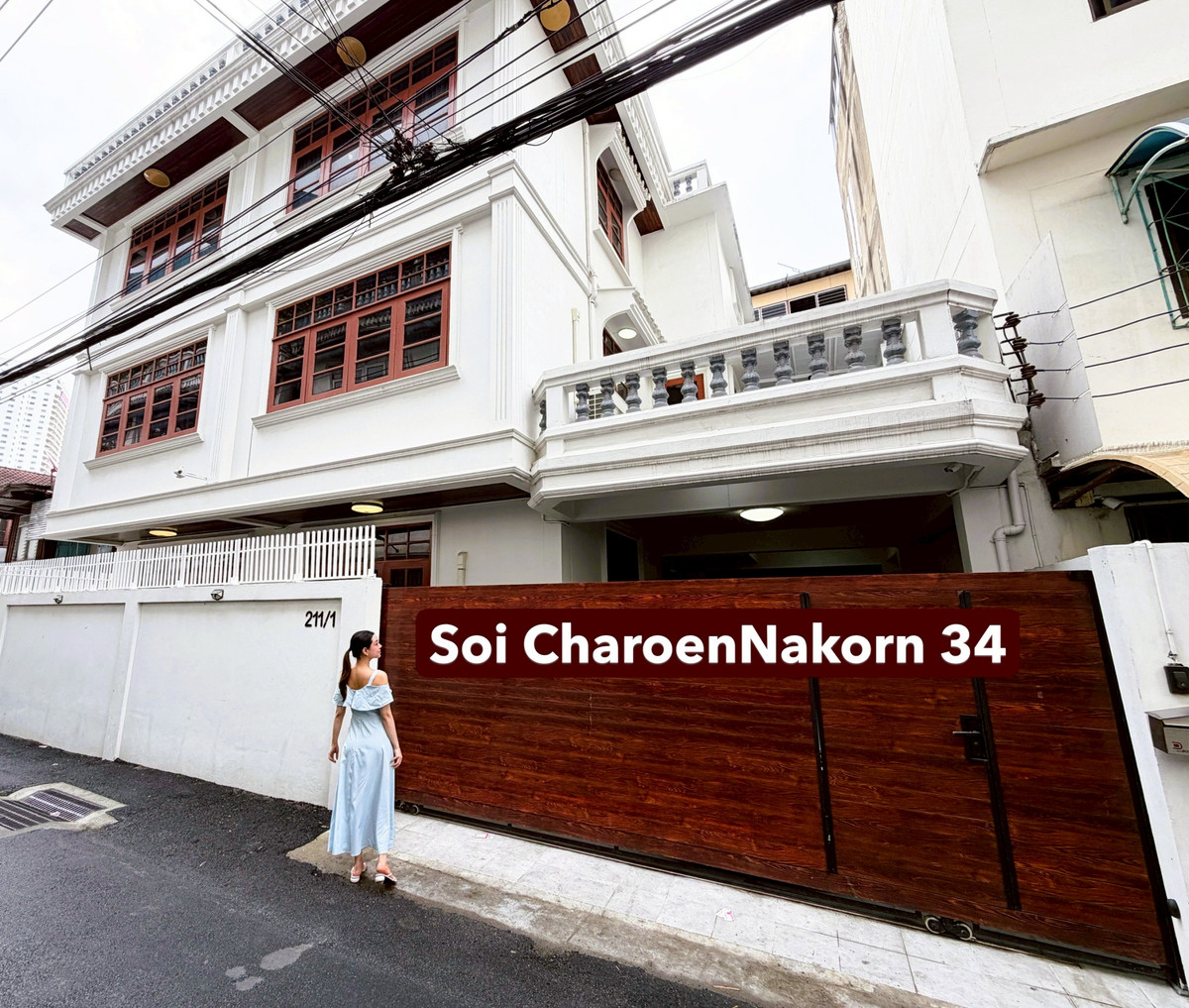 For SaleHouseWongwianyai, Charoennakor : For sale with tenant, Yield 5%, Renovate detached house, 3 floors + Rooftop, Soi Charoen Nakhon 34,40, Bang Lamphu Lang Subdistrict, Khlong San District.