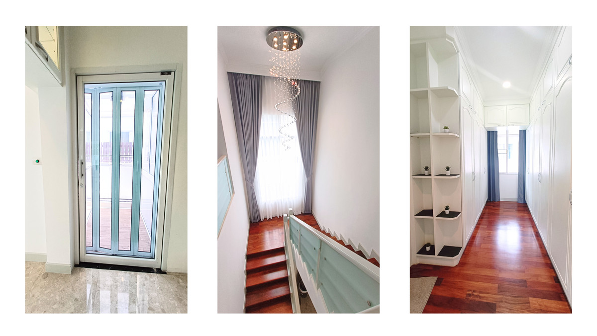 ขายบ้านพัฒนาการ ศรีนครินทร์ : ขาย พร้อมผู้เช่า yield 7.5%+ หมู่บ้านณุศาศิริ พระราม9-กรุงเทพกรีฑา มีลิฟท์ มีห้องแม่บ้าน 91 ตร.ว.  4ห้องนอน 4ห้องน้ำ  รีโนเวทใหม่ เดินน้ำ-ไฟใหม่ บ้านไม่ทรุด