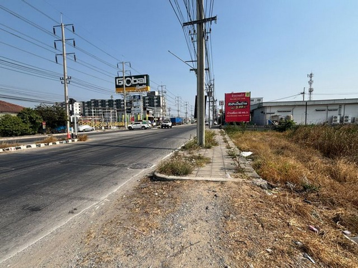 ขายที่ดินนนทบุรี บางใหญ่ บางบัวทอง : ขายที่ดินนนทบุรี บางกรวย-ไทรน้อย เนื้อที่ 18-3-90 ไร่ หน้ากว้างติดถนนใหญ่