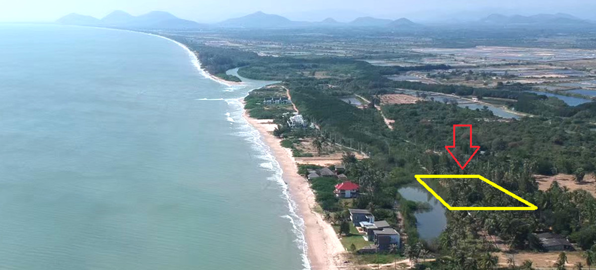 For SaleLandHuahin, Prachuap Khiri Khan, Pran Buri : seaside land  For vacation homes  Bo Nok-Kui Buri Prachuap Khiri Khan