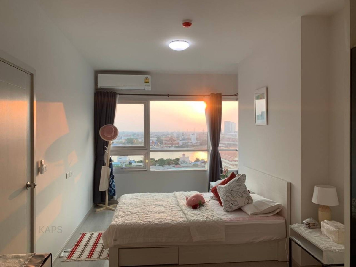 For RentCondoBang Sue, Wong Sawang, Tao Pun : Luxury condo for rent, Chapter One Shine Bang Pho, 2 bedrooms, 2 bathrooms, 57 sq m., Chao Phraya River view in every room, near Bang Pho MRT, fully furnished, ready to move in immediately!   For Rent: Luxury Condo – Chapter One Shine Bangpo 2 Bedrooms, 5