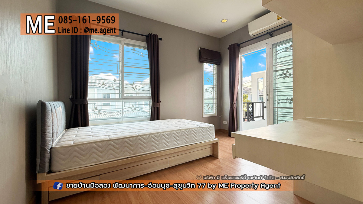 ขายบ้านอ่อนนุช อุดมสุข : ขาย บ้านเดี่ยว มบ.ภัสสร เพรสทีจ ลุกซ์ พัฒนาการ 44 เฟอร์ครบ พร้อมเข้าอยู่ ทำเลดี ใกล้ เอกมัย-ทองหล่อ-สุขุมวิท โทร 064-954-9619 (BD26-40)