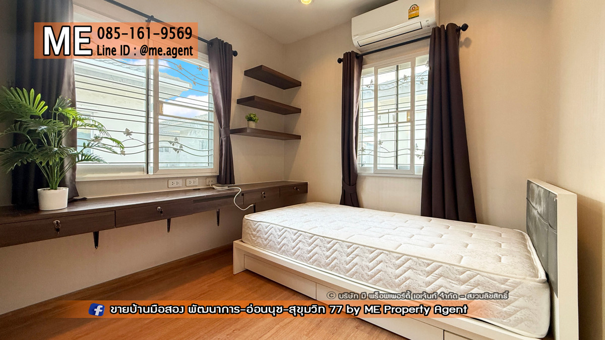 ขายบ้านอ่อนนุช อุดมสุข : ขาย บ้านเดี่ยว มบ.ภัสสร เพรสทีจ ลุกซ์ พัฒนาการ 44 เฟอร์ครบ พร้อมเข้าอยู่ ทำเลดี ใกล้ เอกมัย-ทองหล่อ-สุขุมวิท โทร 064-954-9619 (BD26-40)