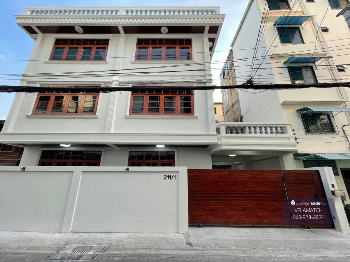 ขายบ้านวงเวียนใหญ่ เจริญนคร : ขายบ้านเดี่ยว Renovate 3 ชั้น + Rooftop ซอยเจริญนคร 34,40 แขวงบางลำภูล่าง เขตคลองสาน