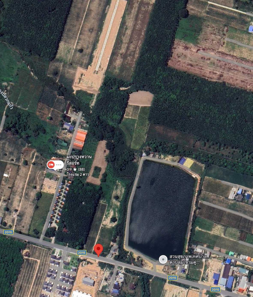 For SaleLandRayong : Land for sale in a high-potential industrial area, 23 rai 3 ngan 86 square wah, near Central Rayong.