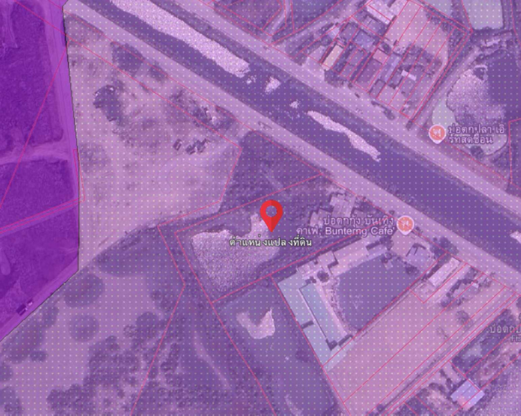For SaleLandPattaya, Bangsaen, Chonburi : Land for sale, purple zone, 5 rai 50 sq.wa, fence adjacent to Amata City new phase.