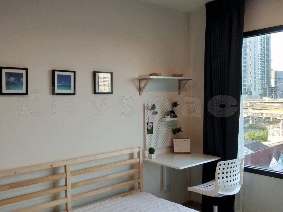 For RentCondoRama9, Petchburi, RCA : ▚ LF163ツ For Rent: Life Asoke – 1 Bed 30 sqm 🥇Cozy & Cute Decor! | Steps to Airport Link | 130m to MRT | Negotiable Price!