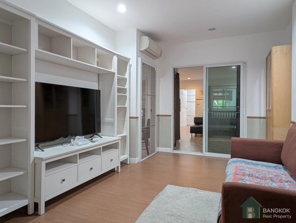 For RentMin Buri, Romklao : Sammakorn Village | Spacious 2 Bed 3 Bath Apartment with Terrace in Ramkhamhaeng