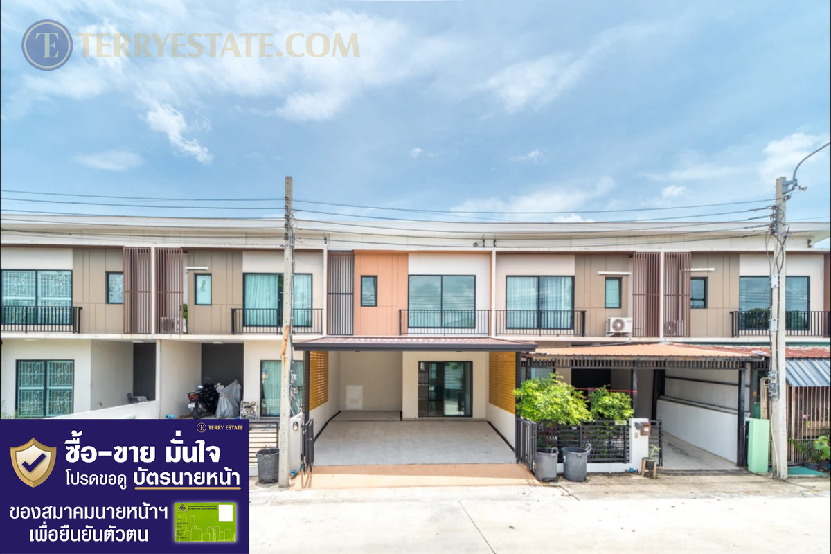 For SaleTownhomeNonthaburi, Bang Yai, Bangbuathong : Townhome for Sale, The Connect  Rattanathibet-Ratchapruek, size 77.6 sq.m. (19.4 sq.wah), newly renovated, complete functions, convenient travel.