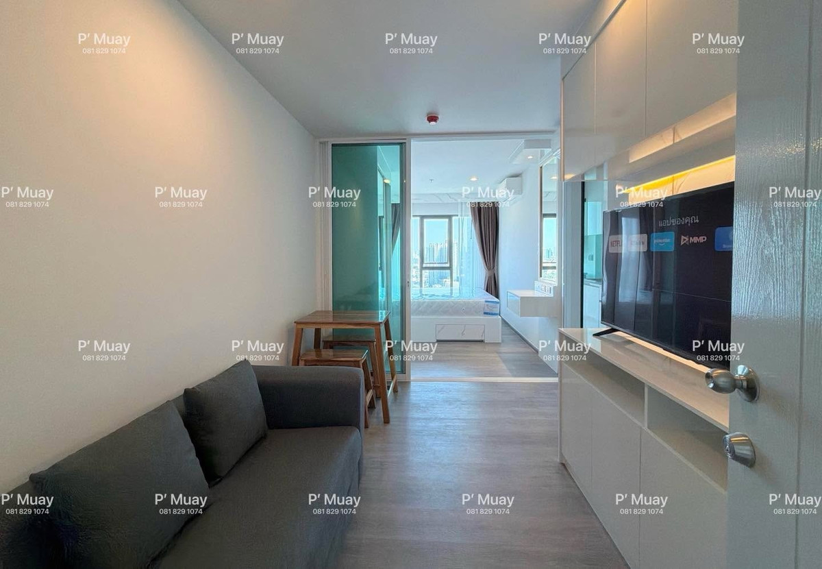 For RentCondoThaphra, Talat Phlu, Wutthakat : For rent, beautiful, bright built-in room 🌈full view, north direction, cool breeze ❤️rental price 11,000 baht #Regent Home Wutthakat