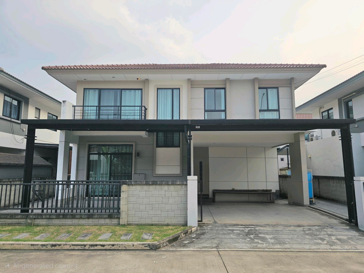 For SaleHouseNawamin, Ramindra : Special discount!! Casaville detached house Watcharaphon-Phermsin (50.6 sq m.) 4 bedrooms, 3 bathrooms