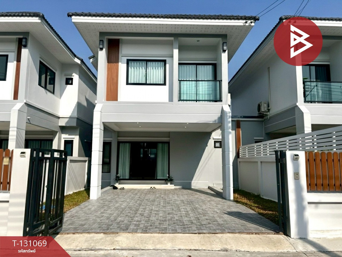 ขายพัทยา บางแสน ชลบุรี สัตหีบ : ขายบ้านแฝดทรงอิสระ หมู่บ้านบึง บริส โฮม (Banbeung Bliss Home) ชลบุรี