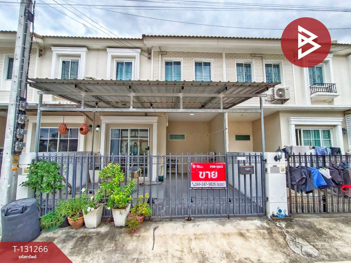 For SaleTownhomeMahachai Samut Sakhon : Townhouse for sale Pruksa Ville Village 104 Phutthasakhon-Sai 4, Samut Sakhon, good location