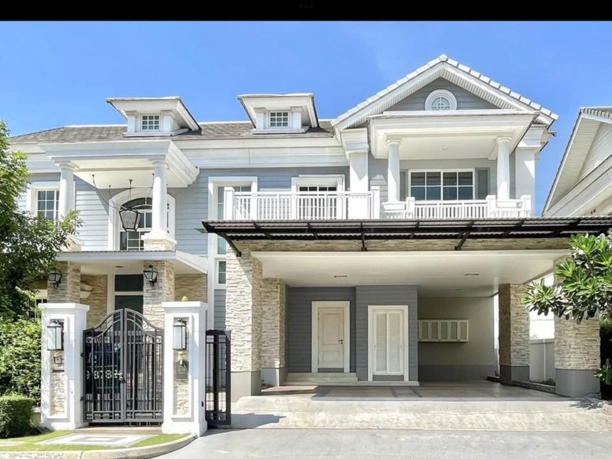 For RentHouseBangna, Bearing, Lasalle : Luxury house with 4 bedrooms at Narasiri Bangna Km.10 project, Please Contact: 0828944624