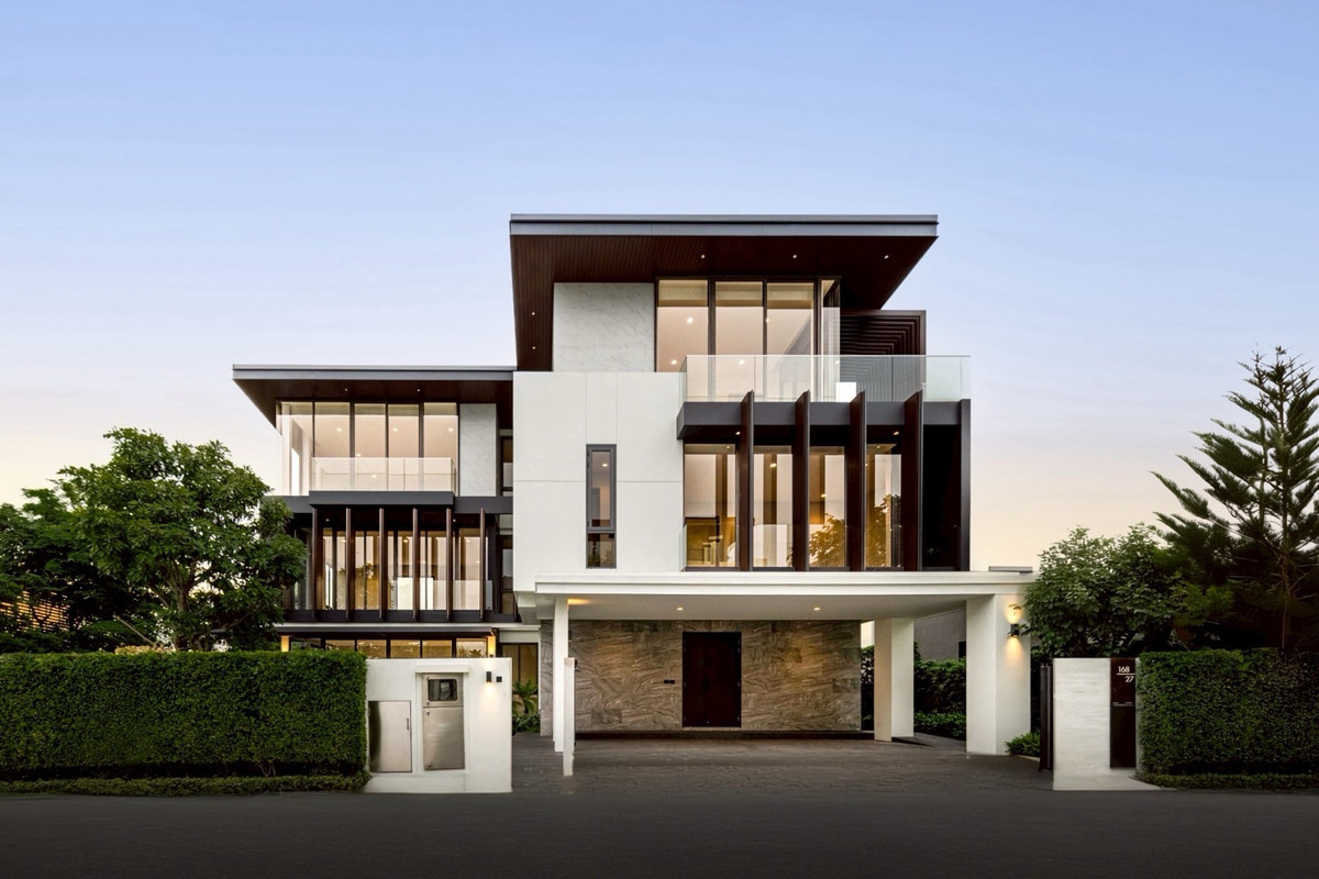 For SaleHouseNawamin, Ramindra : MEKA Ramintra Meka Ramintra, detached house, modern style, 3 floors, only 23 units, near Lertla International School / Sathit Phatthana / KPIS and Healthfield.