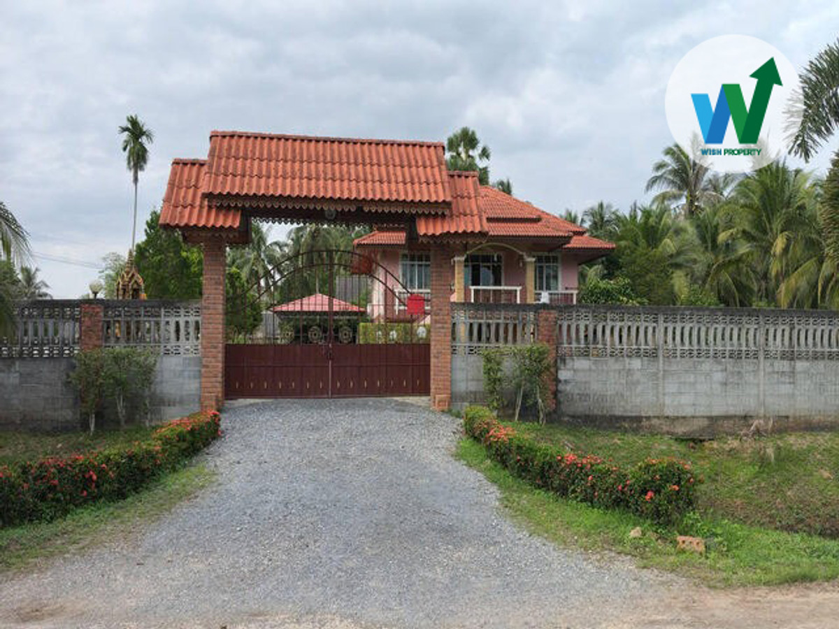 For SaleHousePhatthalung : Single house, ready to move in, Phatthalung, cheap price.