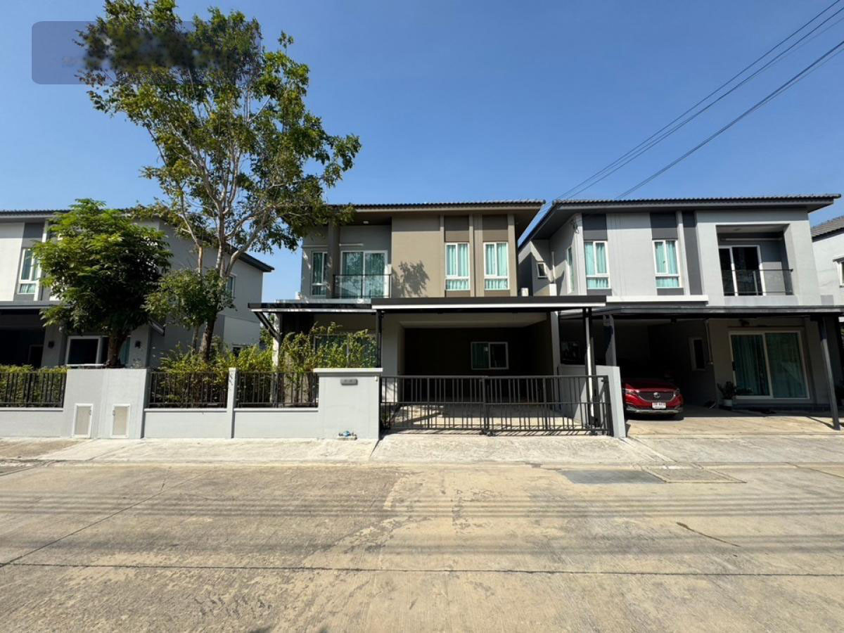 ให้เช่าบ้านสมุทรปราการ สำโรง : บ้าน 2 ชั้น ตกแต่งสวยงาม ให้เช่า ย่านบางพลี-สุวรรณภูมิ ใกล้โรงพยาบาลจุฬารัตน์ 9 แอร์พอร์ต เพียง 3.8 กม.